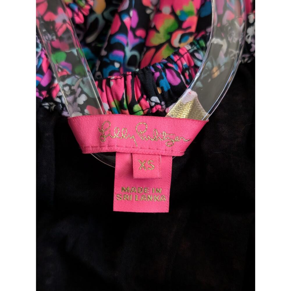 Lilly Pulitzer Tamie Off The Shoulder Midi Dress In Feeling Fintastic Size XS - Picture 7 of 11